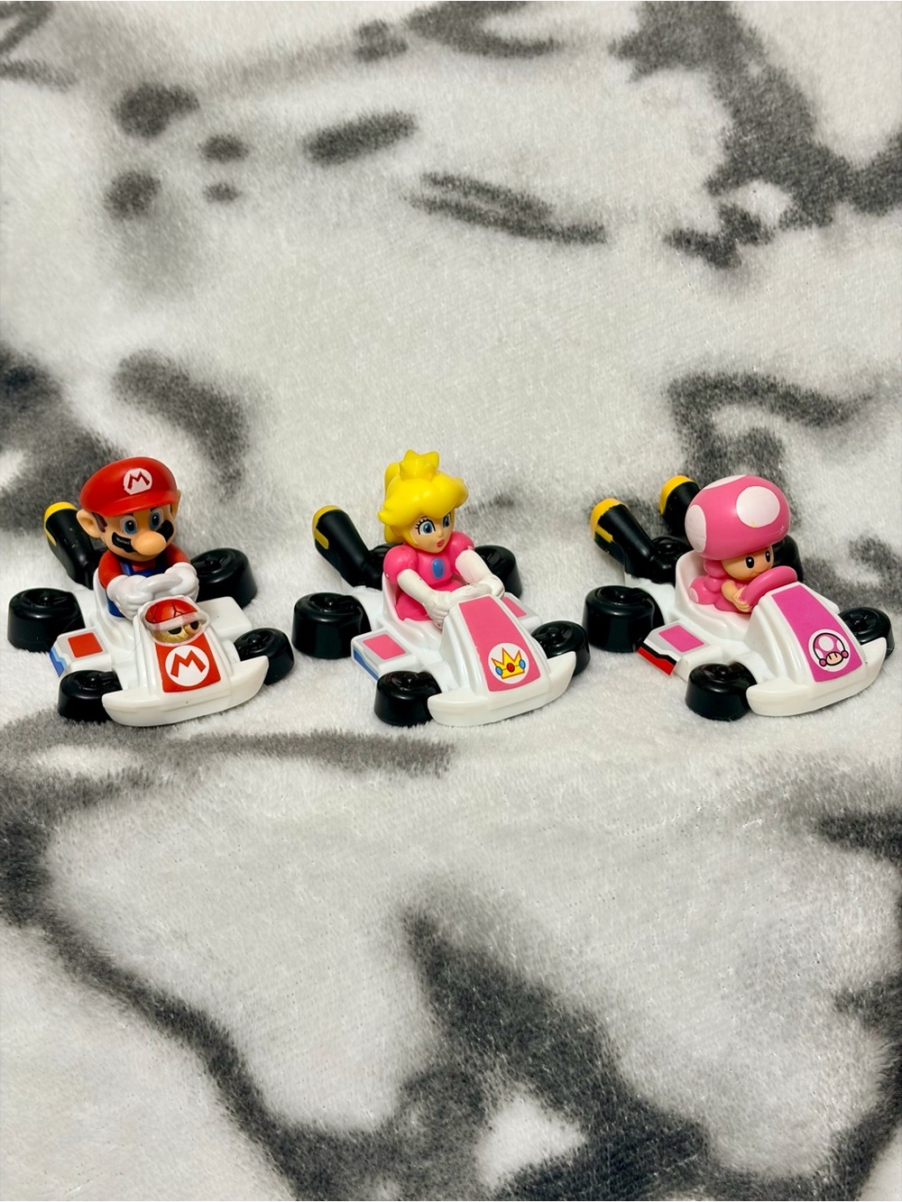 2024 MARIO KART McDonald's Happy Meal Promotional Toys - 3 Piece Lot
